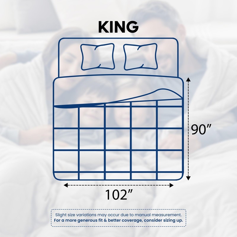 White Comforter King Size, Duvet Insert, Down Alternative Comforter gallery