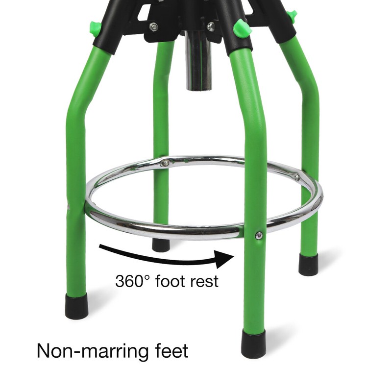 WORKPRO Heavy Duty Adjustable Hydraulic Shop Stool Garage Bar Stool 330Pound Max gallery