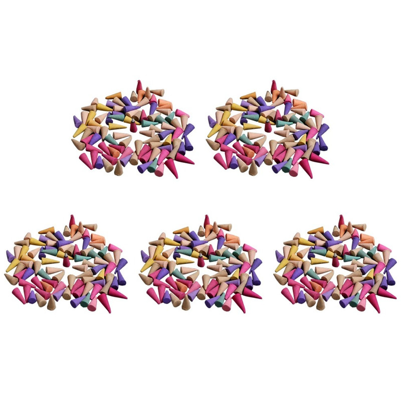 5-Pack 300pcs Backflow Incense Cones – Multi-Scented for Relaxation & Decor gallery