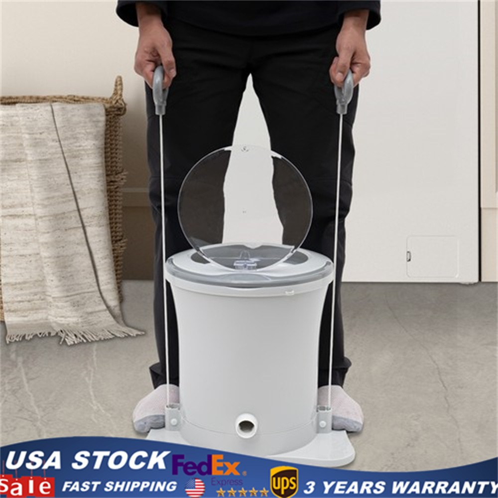 Portable Mini Manual Dehydrator Washing Machine Compact Washer Spin Dryer Barrel gallery