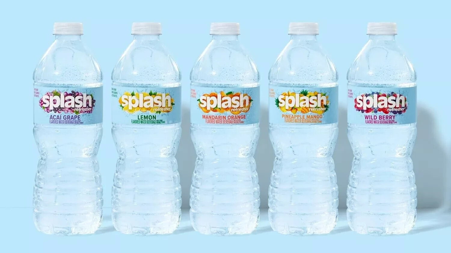 Splash Refresher Acai Grape Flavored Water, 16.9 Fl Oz, Plastic Bottle Pack of 6 gallery