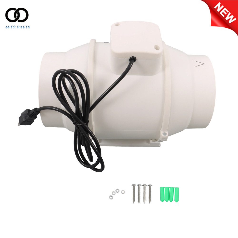 For Kitchen Hydroponics 6 Inch 400 CFM Inline Ventilation Exhaust Blower Fans gallery