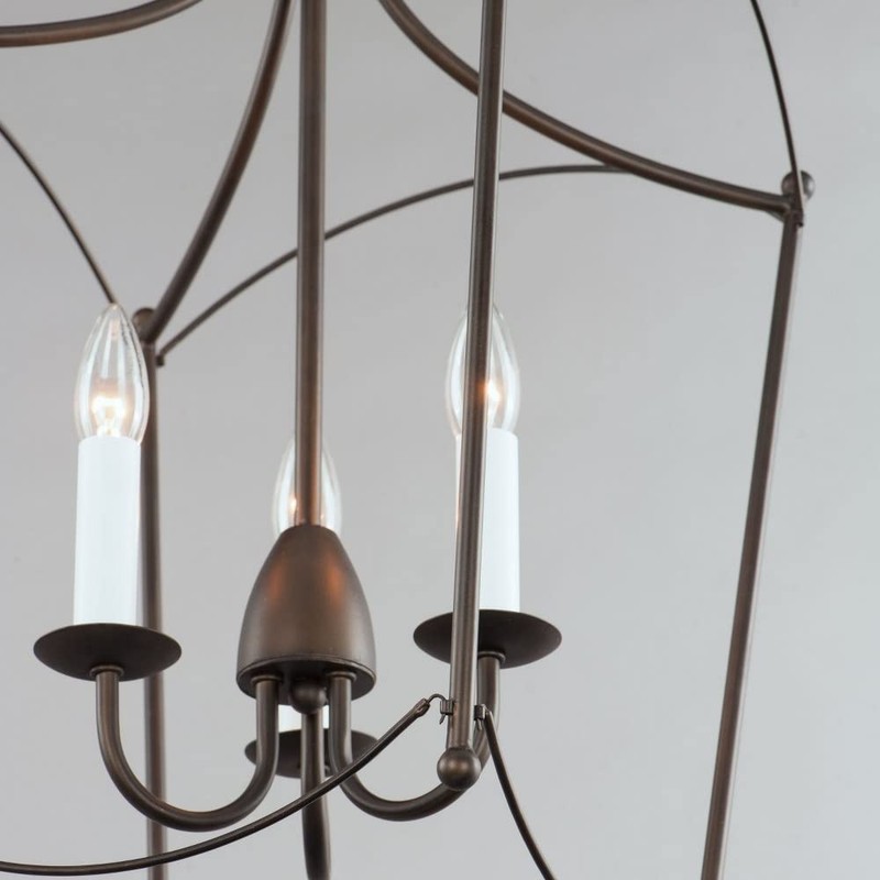 Maxim Lighting Plumette 3-Light Pendant, Chestnut Bronze - 12163CHB gallery