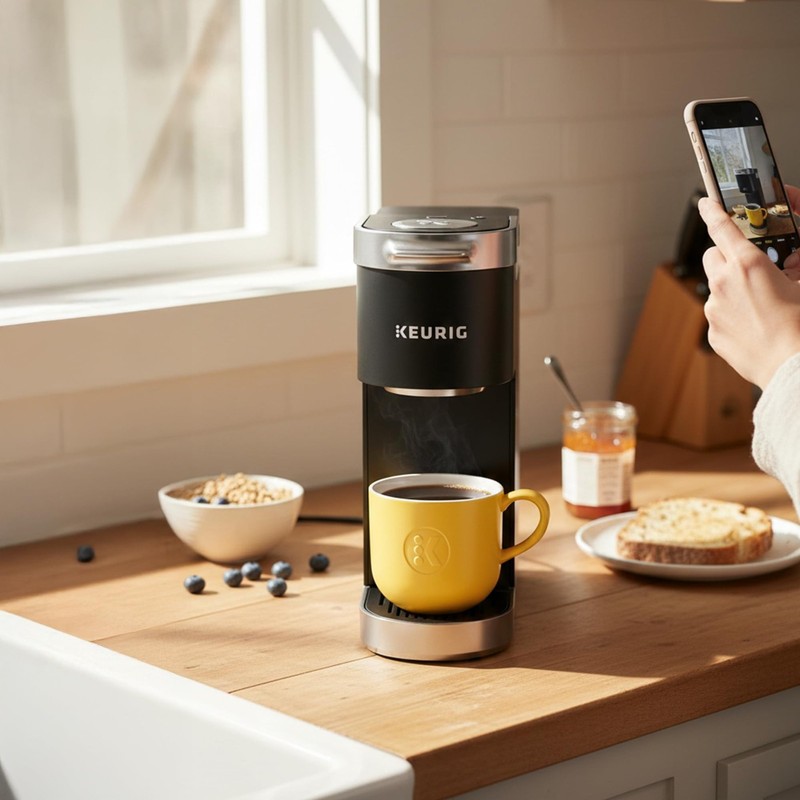 K-Mini Plus Single Serve Coffee Maker, with 5-inch Brewer, 6 to 12 Pounds Bre... gallery