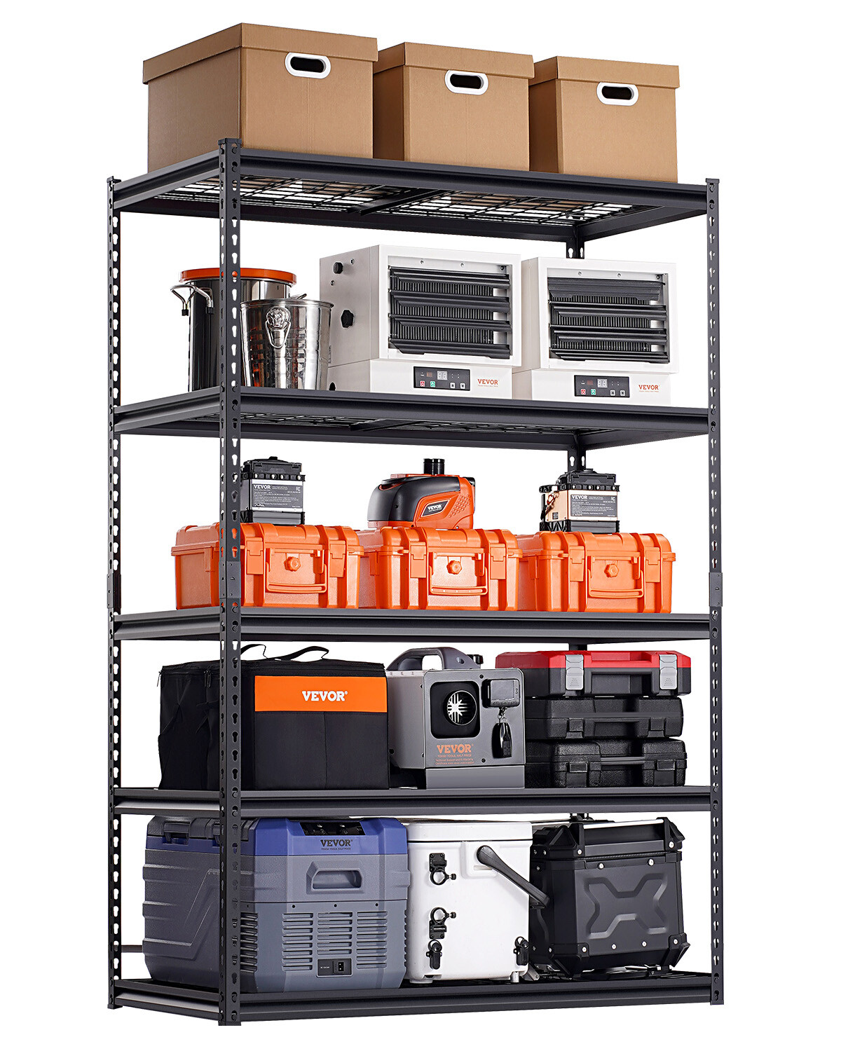 Storage Shelves 5 Tier Adjustable Heavy Duty Garage Shelving Units 3000 lbs gallery