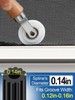 Screen Repair Kit 3in1 Tools Roller 0.14 Inch x 32.8ft Spline Removal Hook gallery
