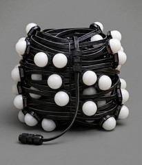 Color Kinetics ICOLOR FLEX Globe String Lights Black Cord 25ft 108-000045-00
