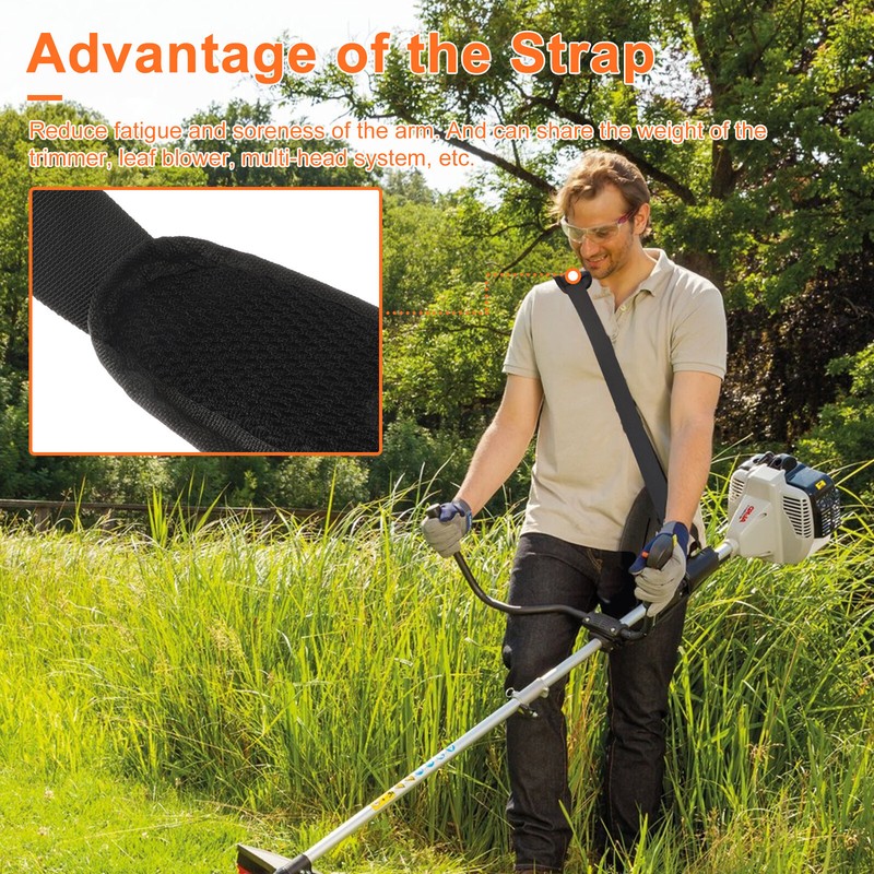 Universal Trimmer Shoulder Strap Harness Weed Eater Grass Edger Lawn Adjustable gallery