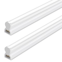 2 Pack LED Shop Light 4FT T5 Integrated Single Fixture 22W 2200lm 6500K Supe