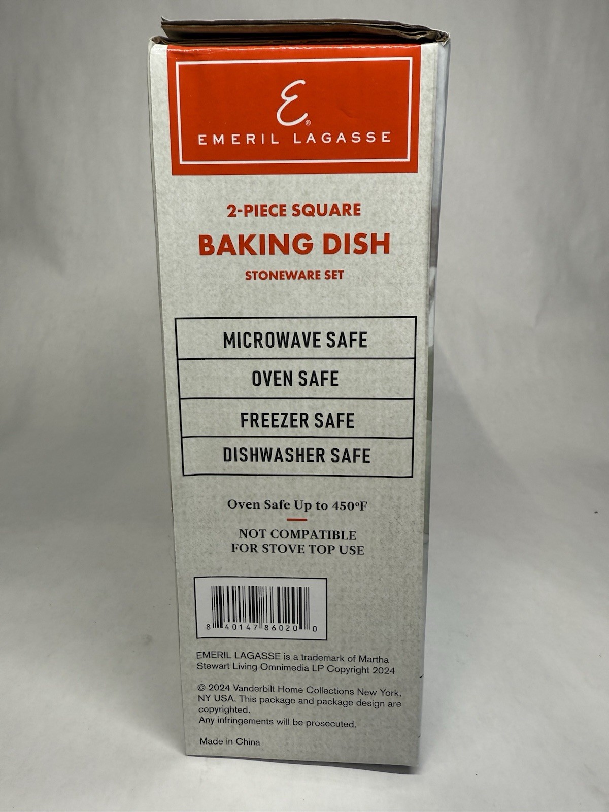 Emeril Lagasse 2-Piece Square Baking Dish Set – Stoneware – Mint Green gallery
