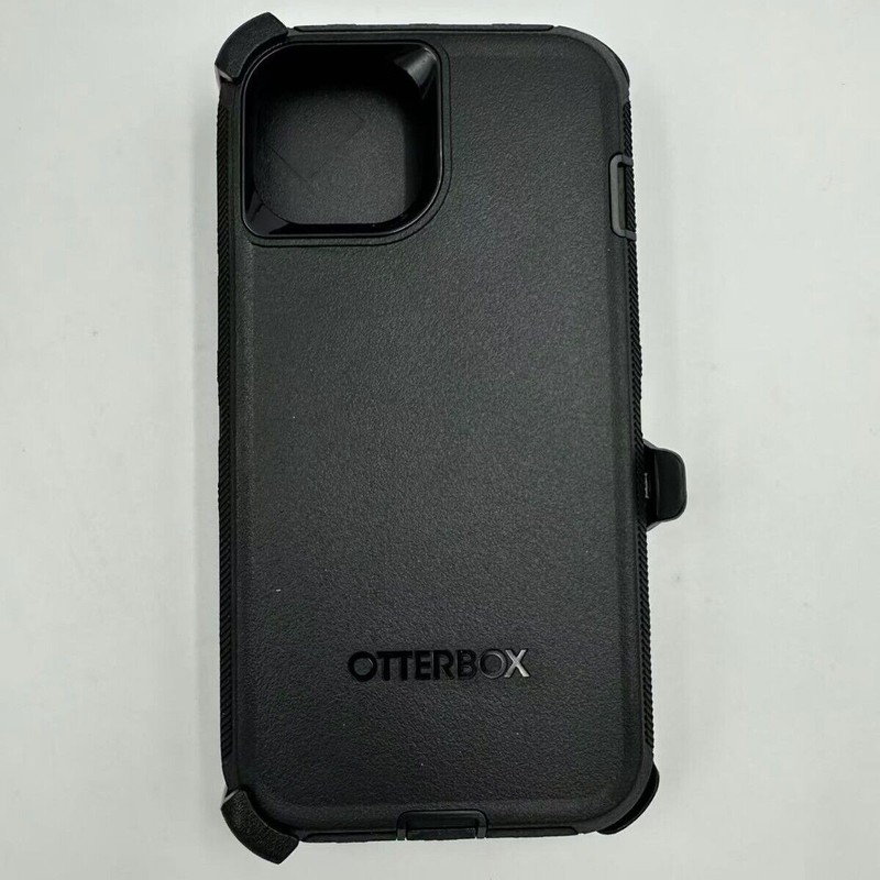 Otterbox Defender With Holster For iPhone 15 Pro Max, Black Case gallery