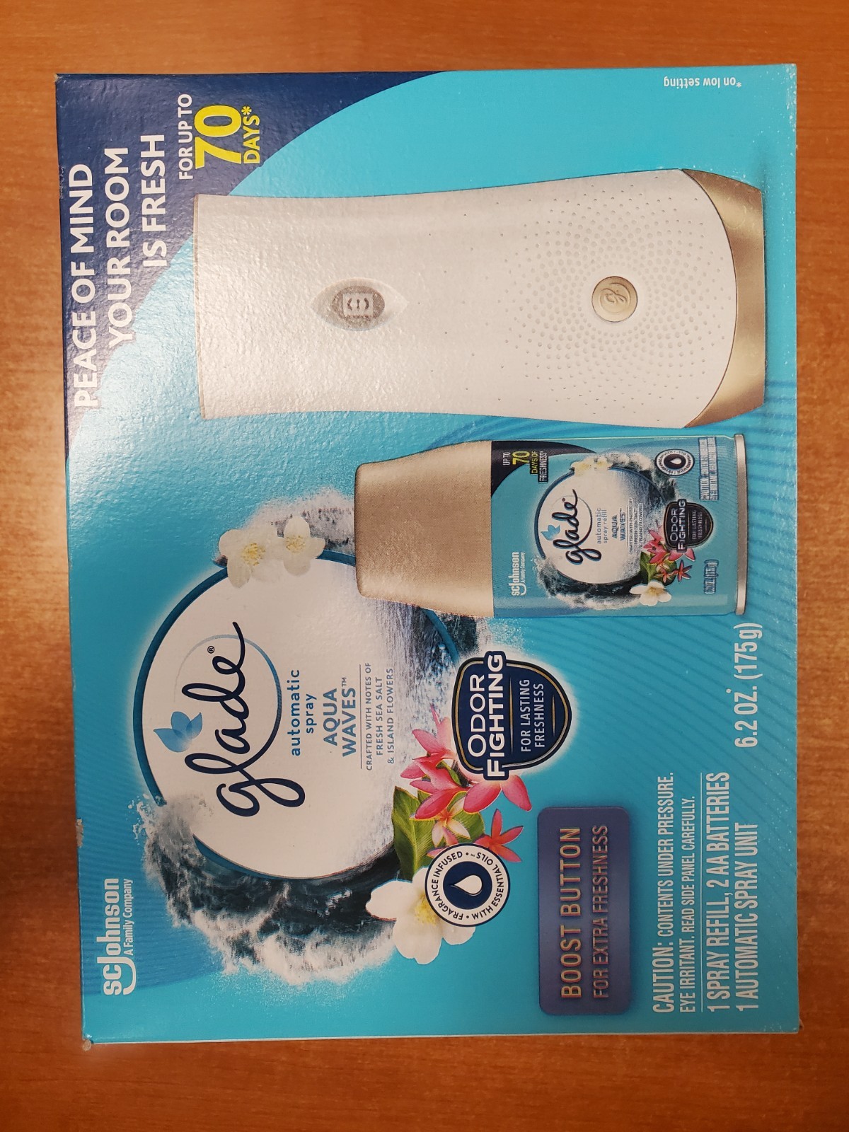 Glade Automatic Spray Kit 1 Automatic Unit + 1 Aqua Waves Spray Refill 1526-E15G gallery