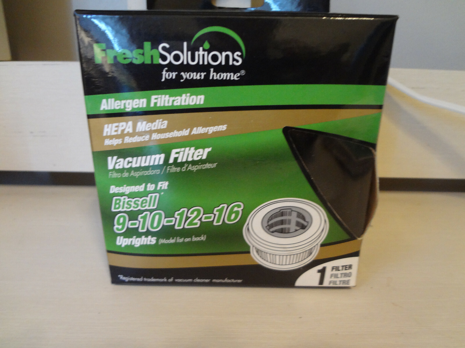 Fresh Solutions Vacuum Filter Designed for Bissell 9-10-12-16 Uprights 1 filter gallery