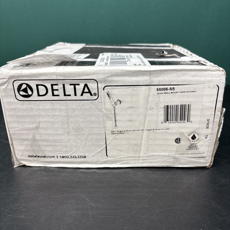 Delta Compel Premium Adjustable Wall Mount Hand Shower in Stainless 55085-SS gallery