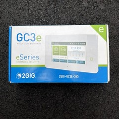 2GIG GC3E-345 7″ Touch Screen Security Control Panel White