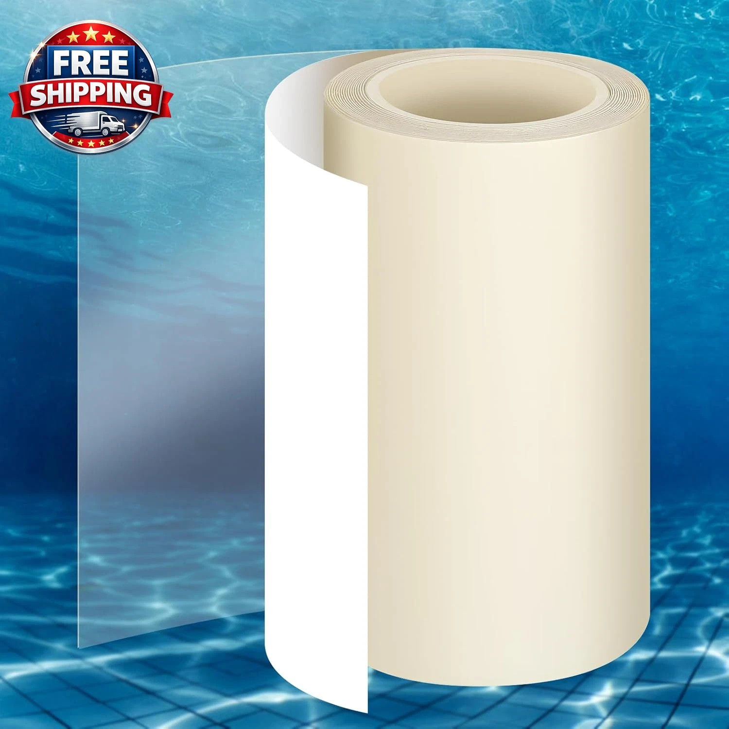 High-Viscosity Clear TPU Pool Patch Repair Kit - Underwater Patching, Self-Adhes gallery