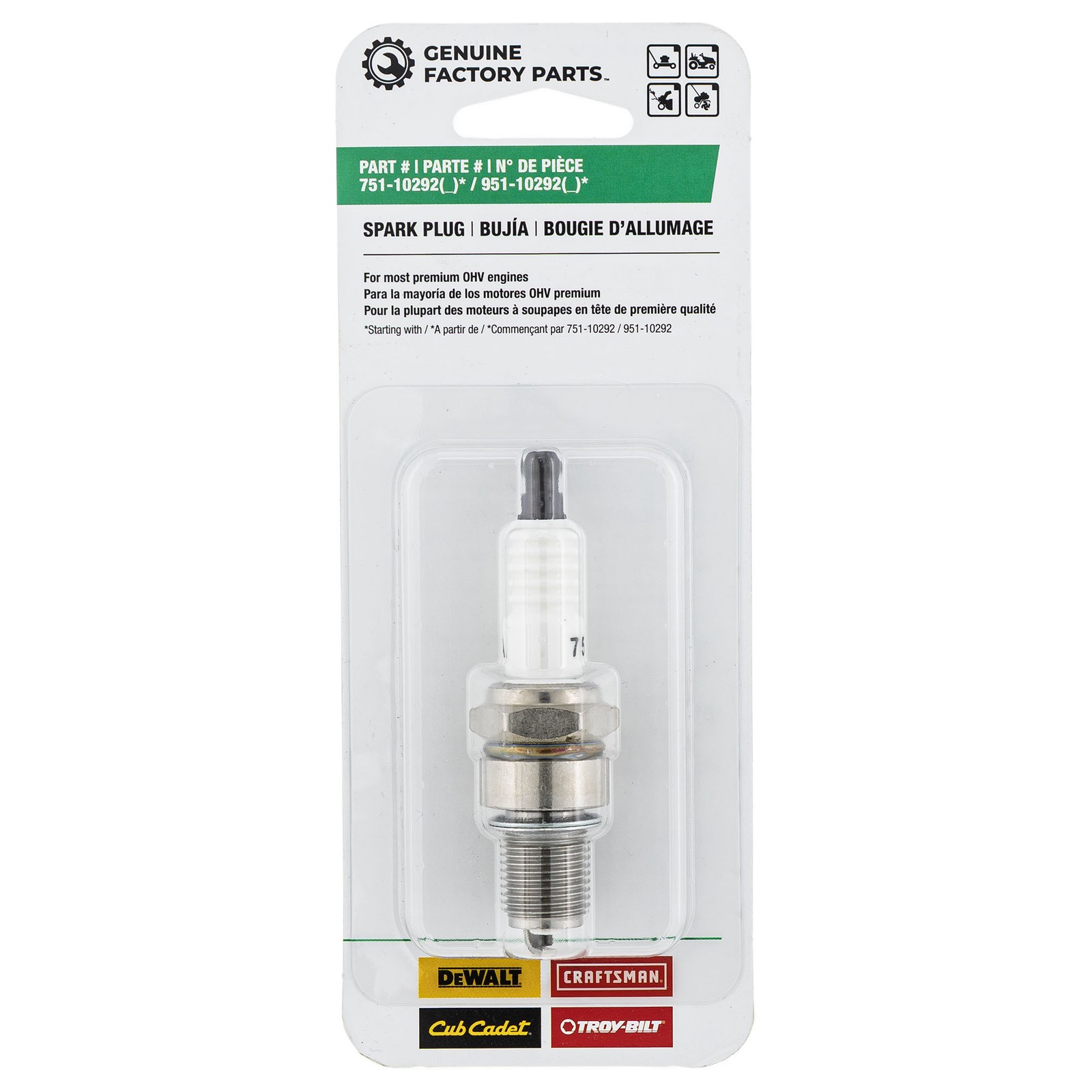 CUB CADET 490-250-F012 Spark Plug Fab XT1 LT46 gallery