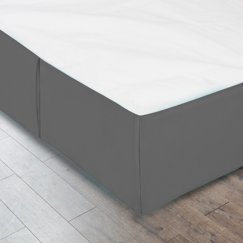 Luxury Bed Skirt by Nymbus Solid Microfiber Pleated 14" Drop Premium Dust Ruffle gallery