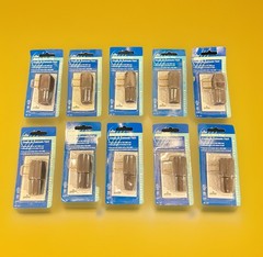 🔥Leviton 321 Brown 2-Wire Right-Angle Plug (NEMA 1-15P) 15A 125V ~ 10 Units🔥