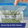 Hefty Slider Freezer Bags Gallon Size, 56 Count – Durable & Easy Seal gallery