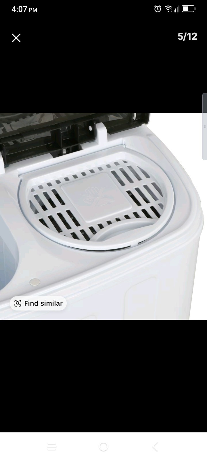 Portable Compact Twin Tub Washing Machine Compact Mini Washer&Spin Dryer White gallery