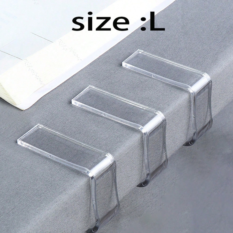 Windproof Tablecloth Clips Holder Clear Table Cover Clamps Outdoor Picnic Grips gallery