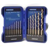 COMOWARE 15Pcs Drill Bit Set (1/16"-3/8"), M35 HSS Twist Drill Bits, Jobber Leng gallery
