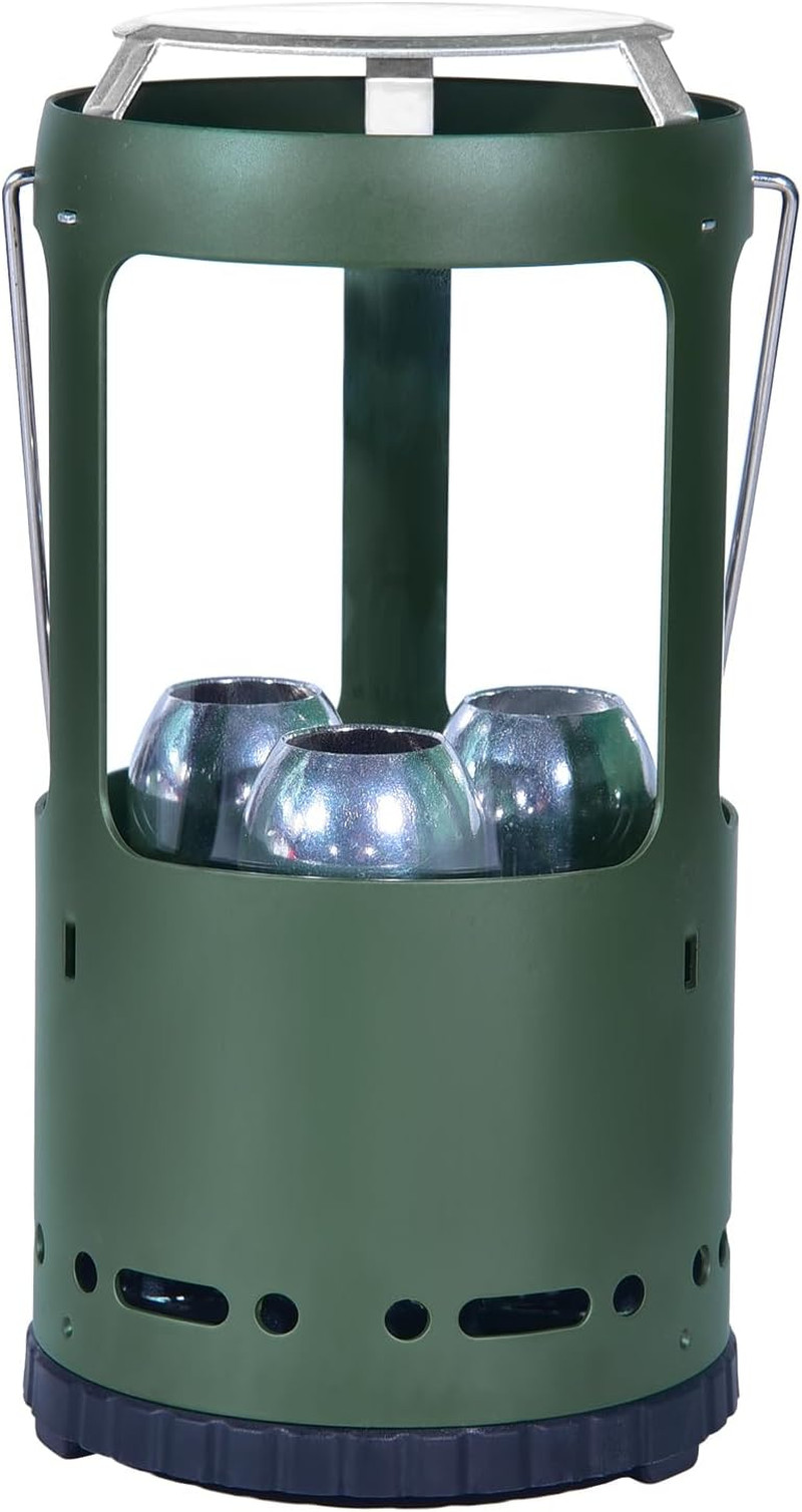Candle Lantern for Real Candles, Compact Aluminum Camping Candle Lantern, Windpr gallery