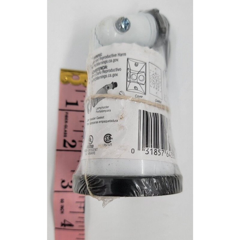 Sigma Electric Switch Controlled Die Cast Aluminum Lamp Holder Hardwired 69757 gallery