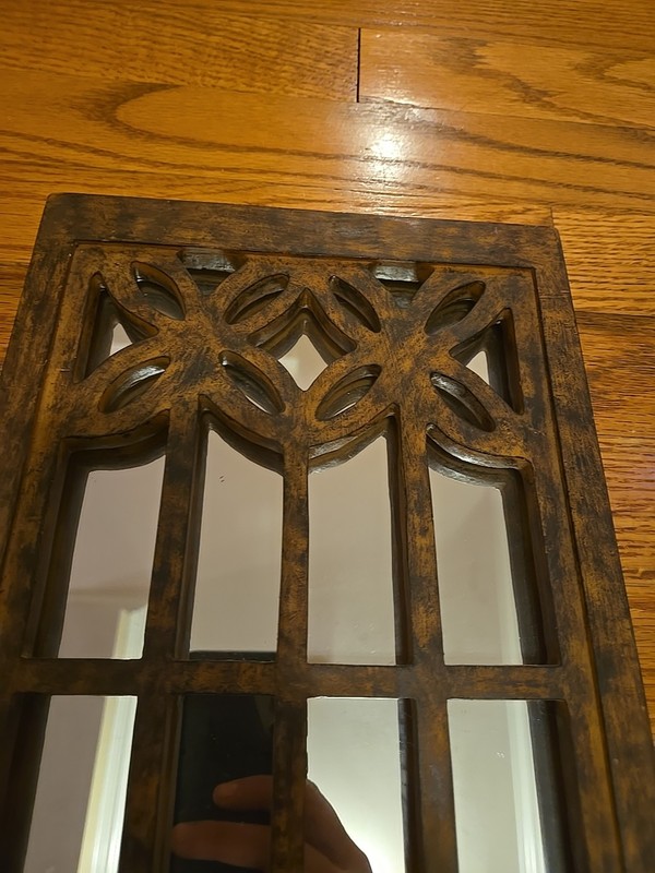 Decorative Wall Mirror Medium Size Wall Hanging Heavy 14"x8" gallery