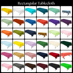 Premium Polyester Rectangular Tablecloth – 60″x108″ for Weddings & Events