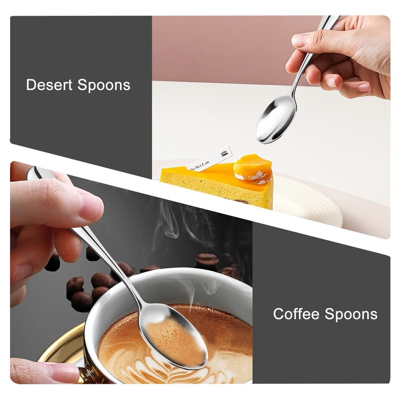 Demitasse Espresso Spoons Mini Coffee Spoon 18/10 Stainless Steel Small Spoons F gallery