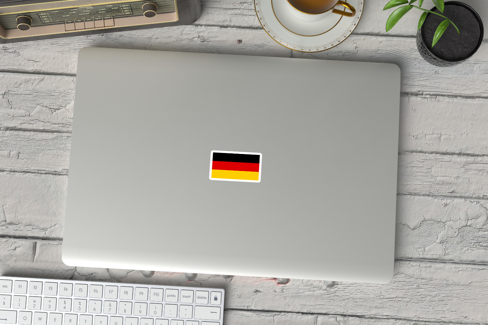 German Flag Sticker Pack - 6 High-Quality Vinyl Decals - Germany Flag gallery