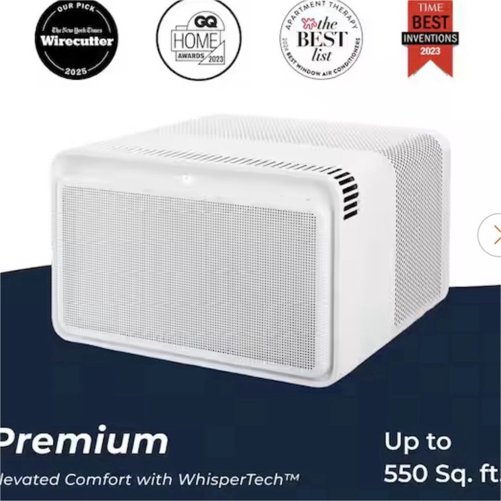 Windmill 12,000 BTU 115V Window AC Inverter Wi‑Fi Remote White 550 sq ft gallery