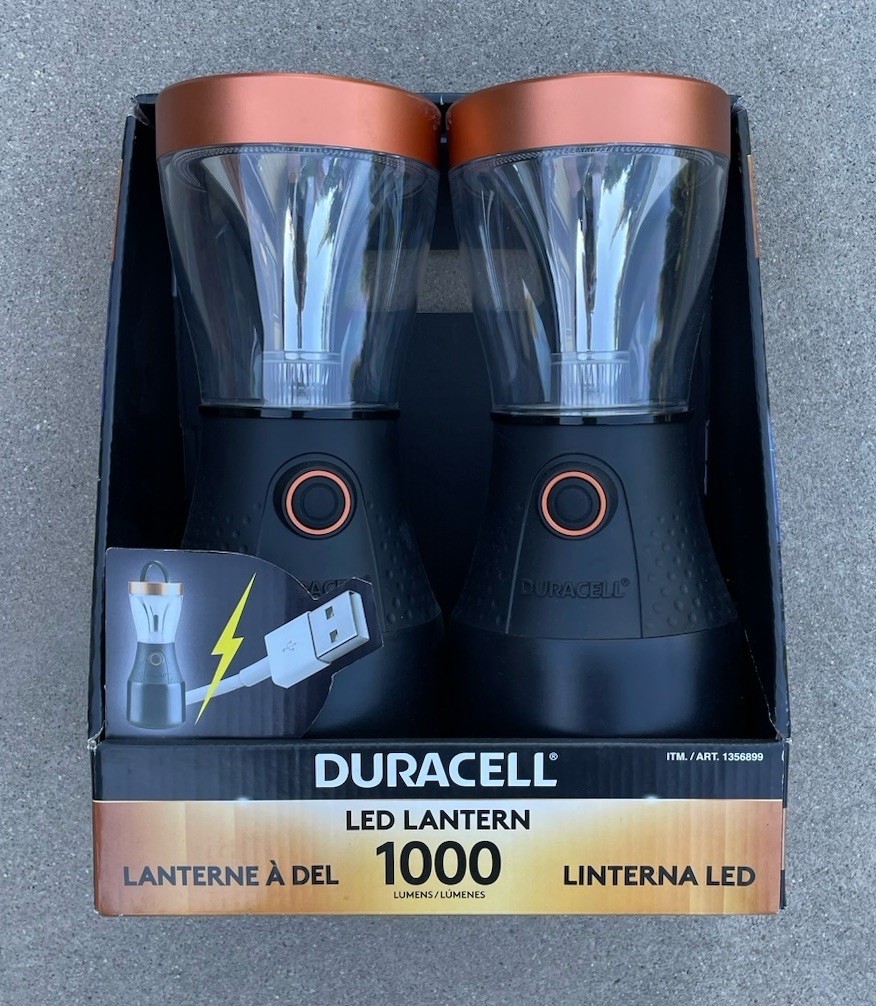 New Duracell LED 11” Lanterns 2 Pack NIB 1000 Lumens gallery