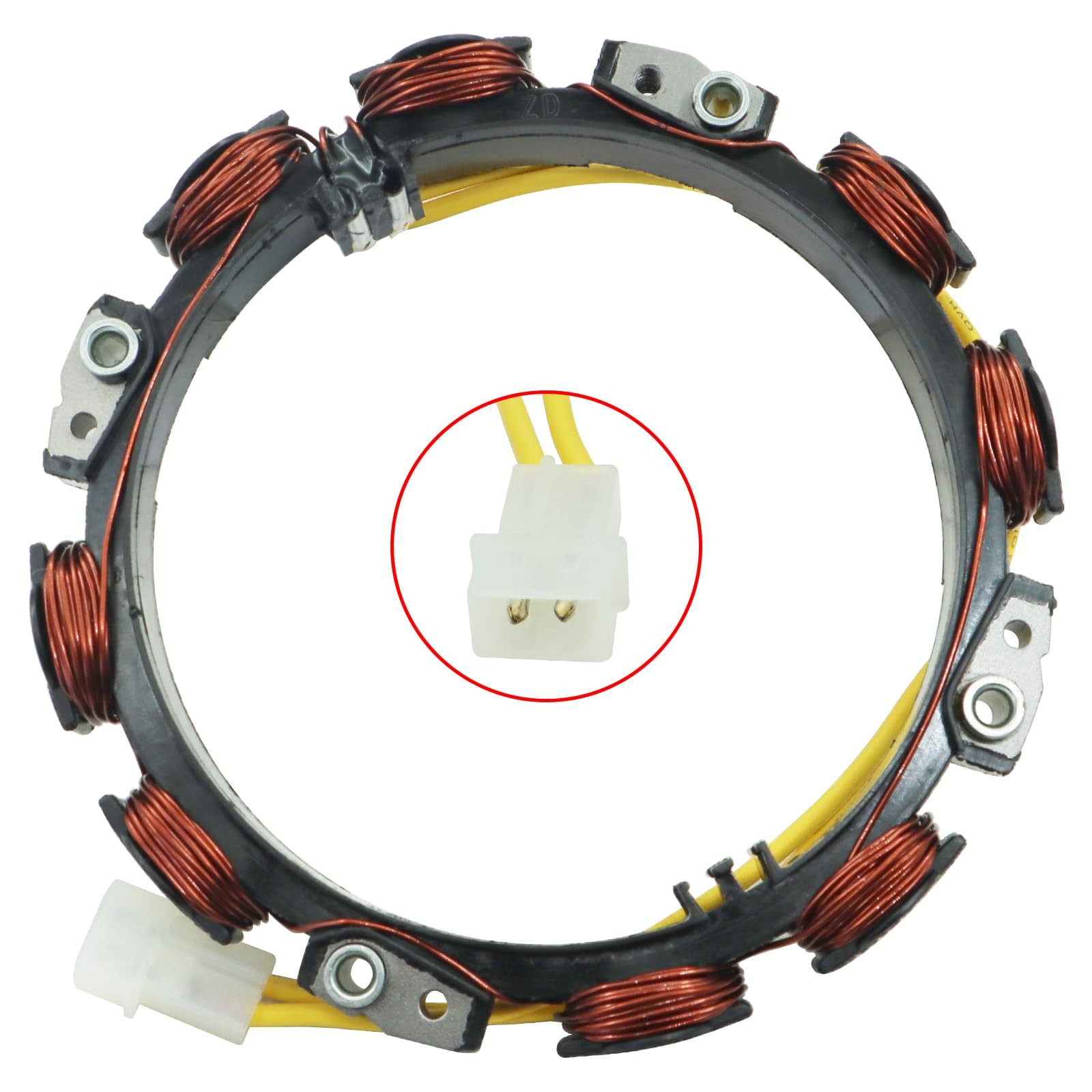 592830 Alternator Stator 1016 Amp Compatible with BS with 845907 Regulator Re... gallery
