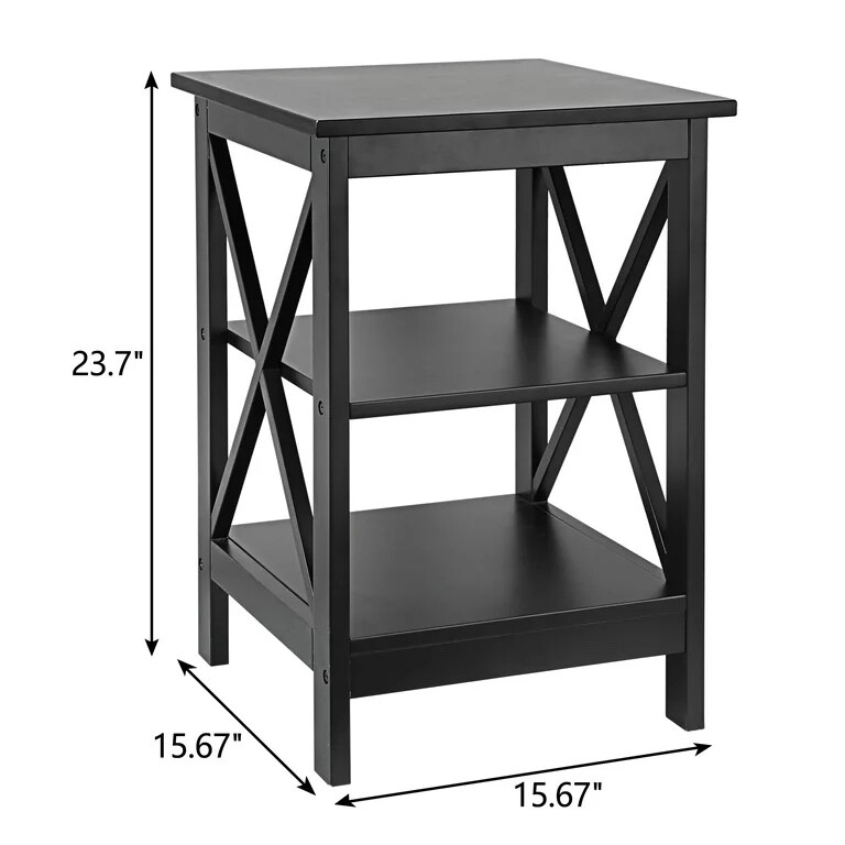 ZENY Nightstand End Table Sofa Side Simple Style Storage Organizer gallery