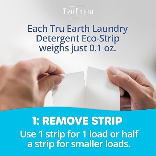Tru Earth Compact Dry Laundry Dete 32 Sheets Up to 64 Loads 2 PACK FREE SHIP gallery