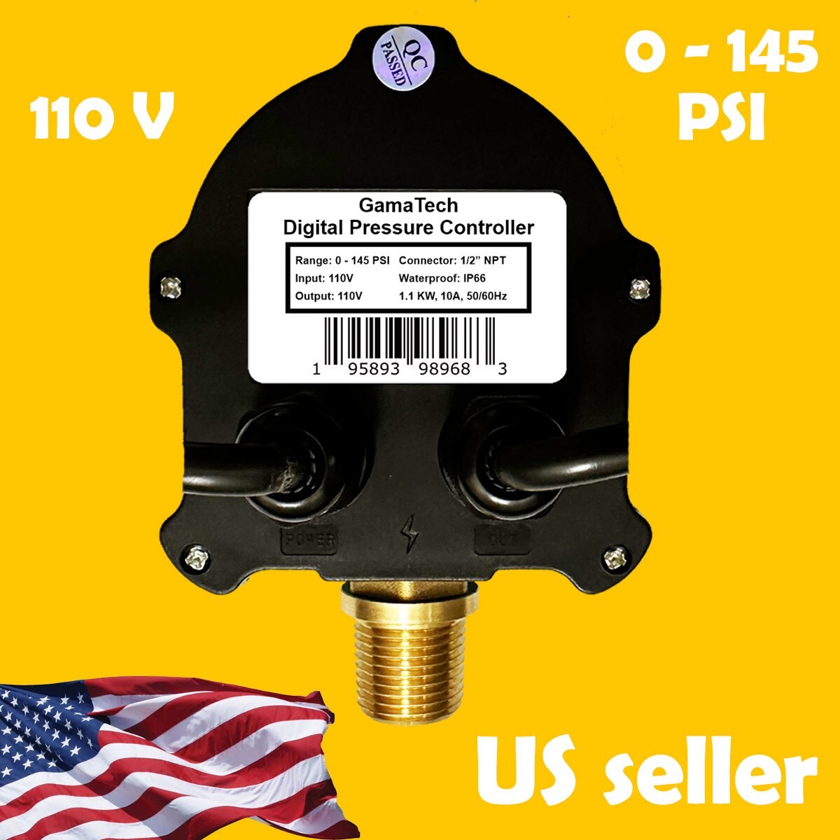 GamaTech 110V 145PSI Digital Pressure Controller Well Water Pump Switch gallery