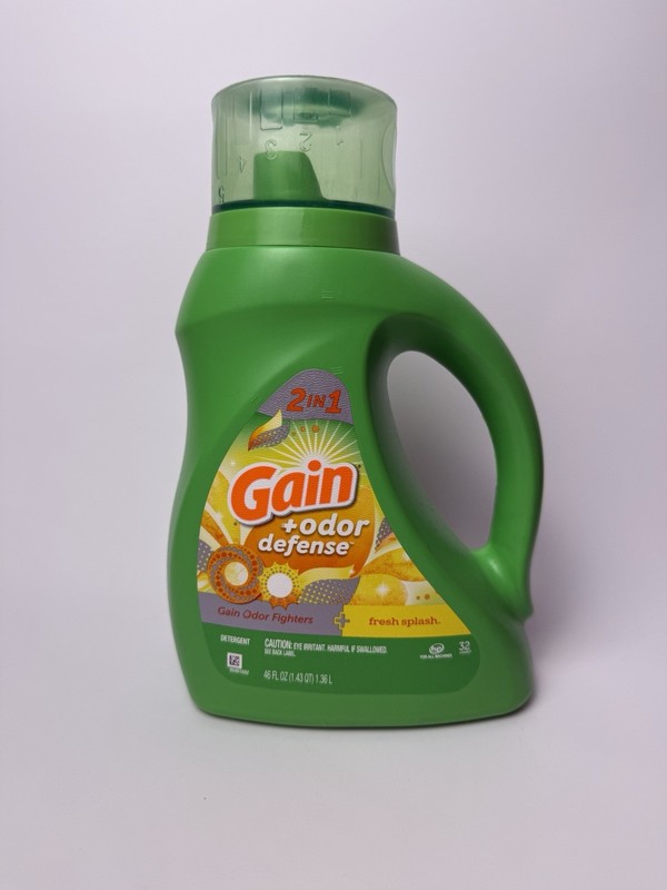 Gain 2in1 Liquid Laundry Detergent Splash Odor Defense 46 Oz gallery