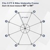 9ft Patio Umbrella Replacement Canopy 8 Ribs UV Protection Outdoor-Canopy Only gallery
