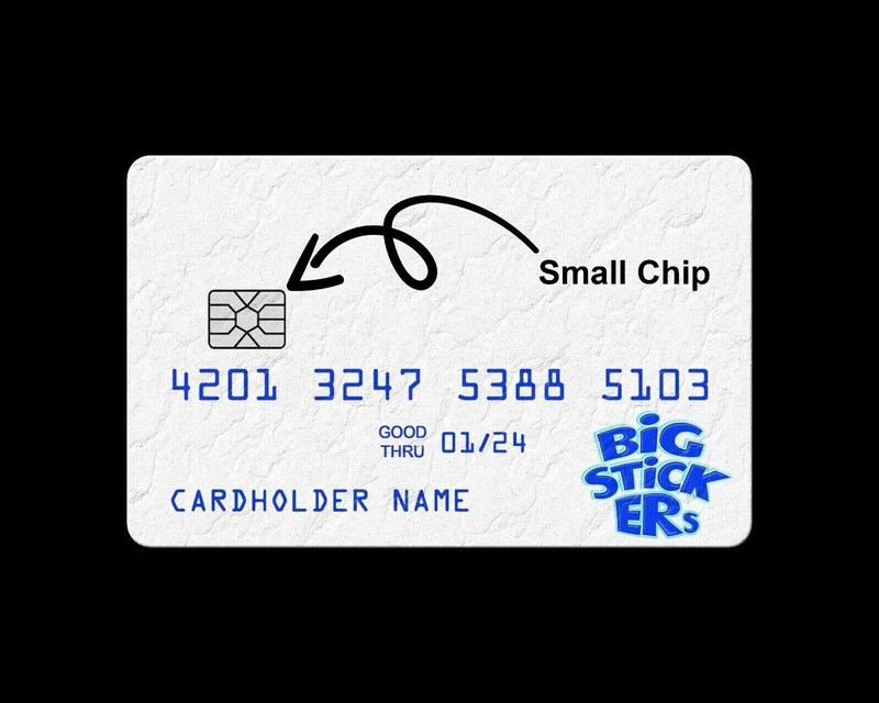 Ameriican Expresss Black AMEXX Credit Card SMART Sticker Skin Wrap gallery
