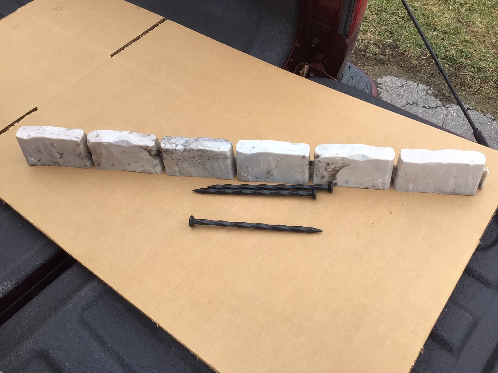 No-Dig Landscape Edging with Anchoring Spikes 3602B-15C, 15” Long Each, 15 Ft gallery