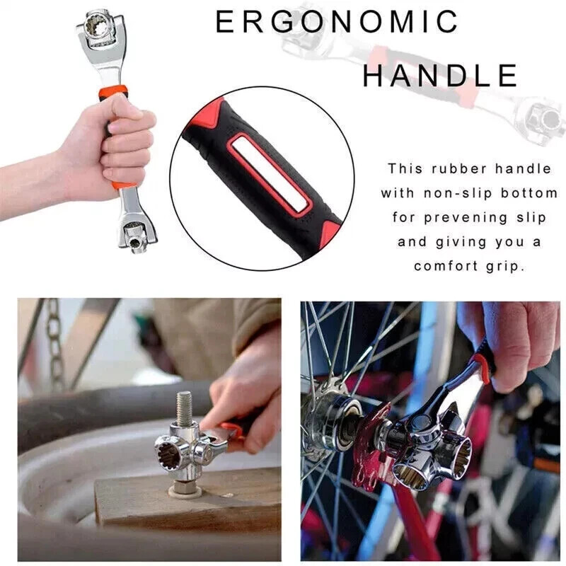 52 in 1 Universal Wrench Multi-Function Socket Tiger Spanners Adjustable Tools gallery