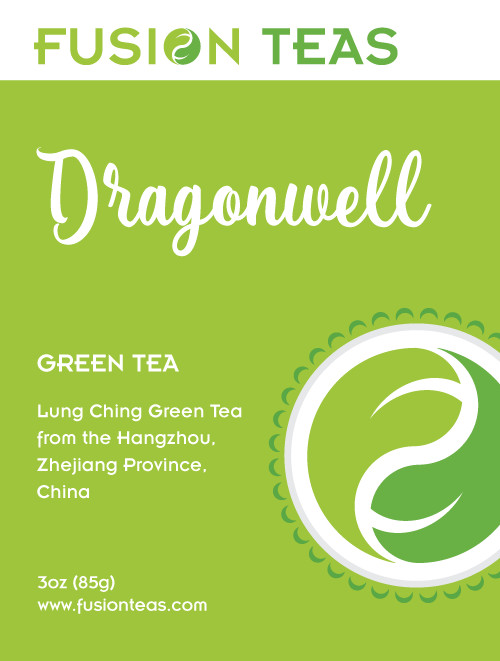 Dragonwell (Lung Ching) Green Tea - Organic Loose Leaf - Fusion Teas gallery