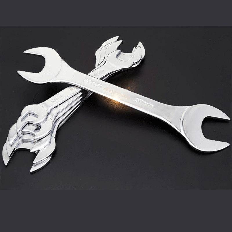 Super Thin Double Open End Wrench Metric High Carbon Steel Spanner 3mm Thickness gallery