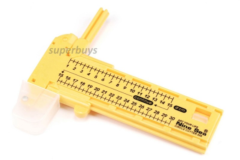 0 - 30cm Blade Graphite Rotary Compass Craft Tool Circle Cutter Paper Cardboard gallery