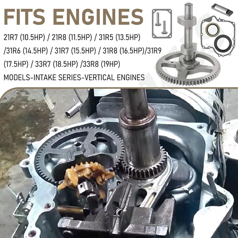 Complete Camshaft Replacement Kit for Lawn Mowers - Versatile & Reliable gallery