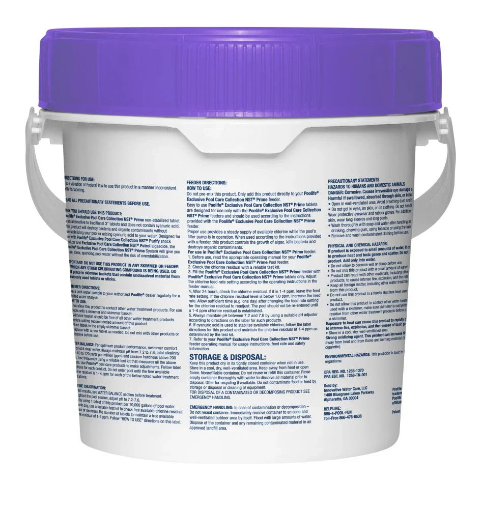 Poolife NST Prime Tablets - 9 lb gallery