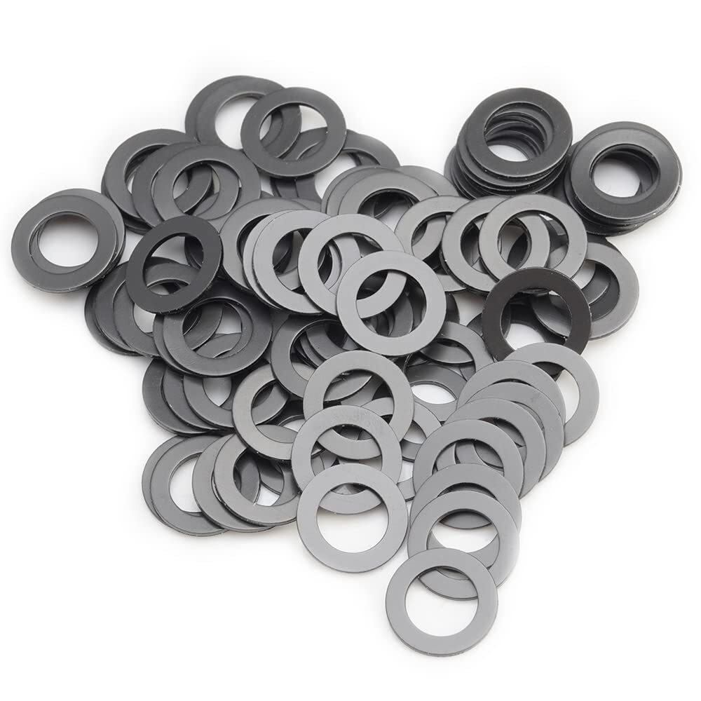 Model 1985 PTFE Coated Nylon Washers, 5x8x0.5mm (Set of 100Pcs) use with... gallery